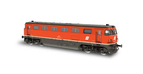 Jägerndorfer 20510 ÖBB Diesellok 2050.011 orange. Ep. IV/V DC Metall